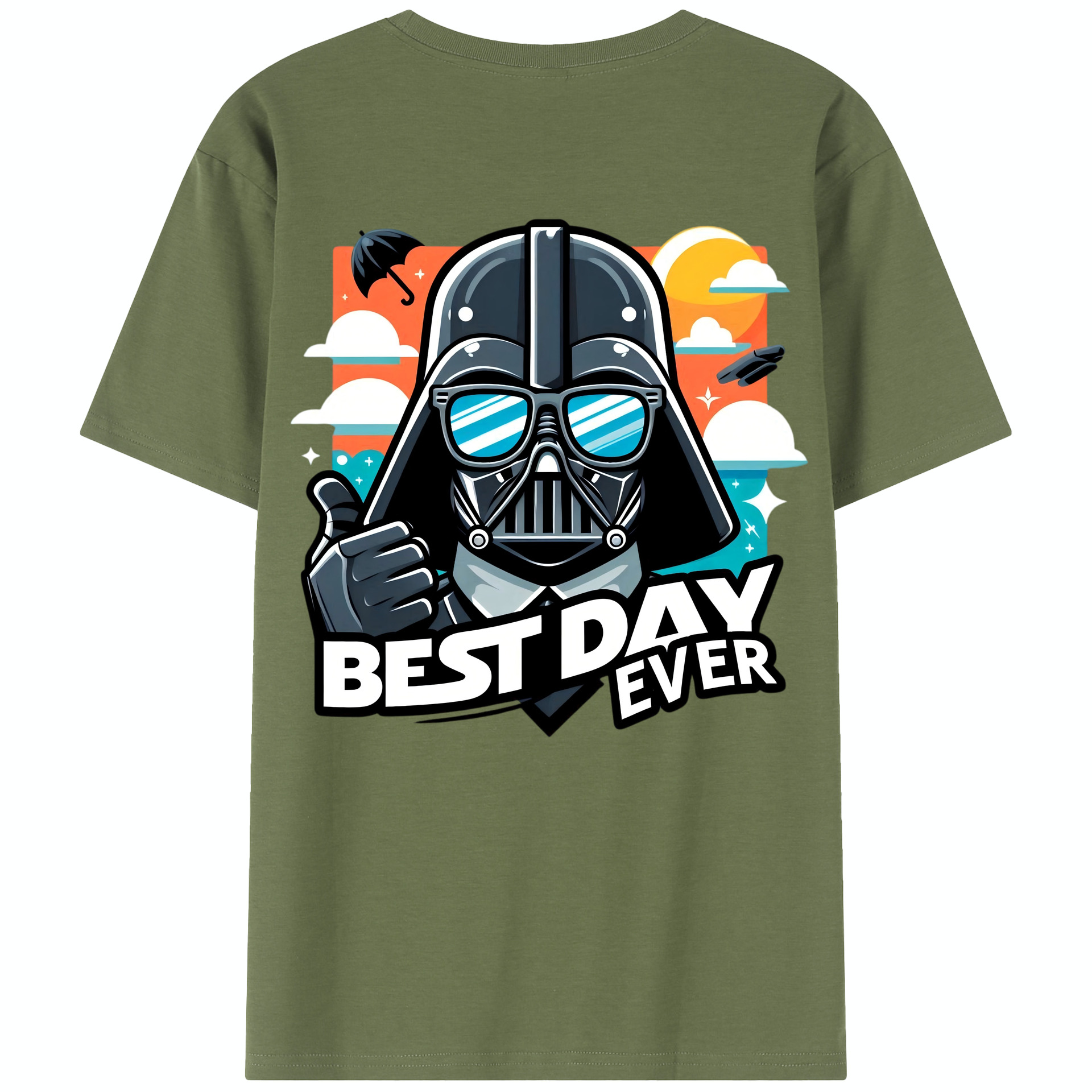 （画像用） スター・ウォーズ Star Wars 綿100％半袖Tシャツ（背面プリント）